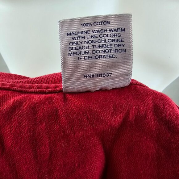 Supreme Multi Logo Tee Mens Medium Red White Made in USA Skater Streetwear Crew - Picture 9 of 10